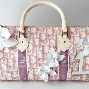 2004 Christian Dior/John Galliano Girly Boston Bag Diorissimo Print